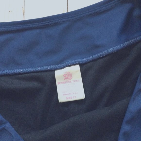 Sunshine Zone Blue Tennis Skort Size 12 - Picture 5 of 5